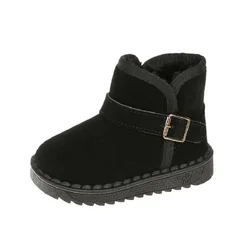 New Children Boys Girls Shoes Kids Cotton Shoes Padded Thickened Children Snow Boots Warm Non-slip Boys Girls Cotton Boots