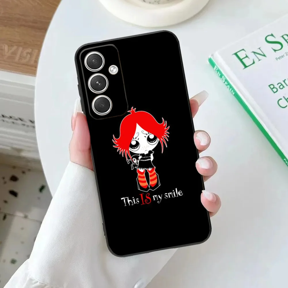 Cute Ruby Gloom Red hair Phone Case For Samsung Galaxy A20,A21s,A22,A31,A32,A52,A53,A72,73,A80,A91Soft Black Cover