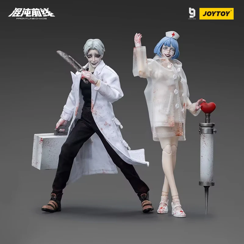 

Joytoy Dark Source Frontline Dark Doctor & Crazy Nurse 1:12 Movable Doll Trendy Toy Soldier Adult Collection Desktop Ornaments