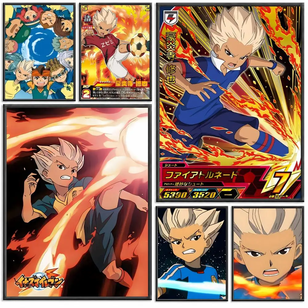 Anime Inazumas Eleven Gouenji Shuuya Poster Modern PP Paper Wall Decorative for Cafe Office Bar Home Wall Decor Gift