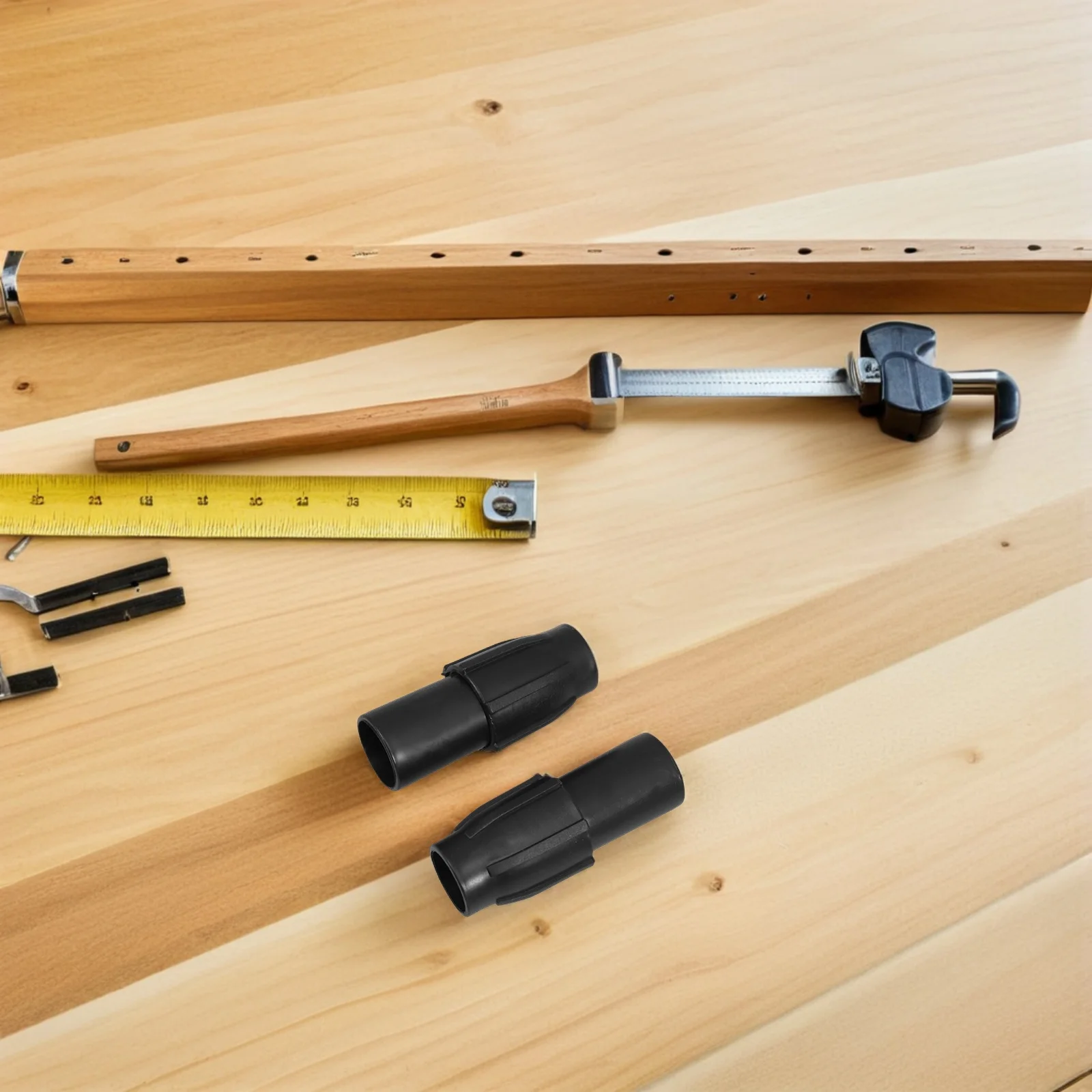 

12pcs Threaded Tip Replacement: Mop Handle Extension Pole Connectors For Broom Rods Durable Plastic Pipe Clamp Secure Fit Home