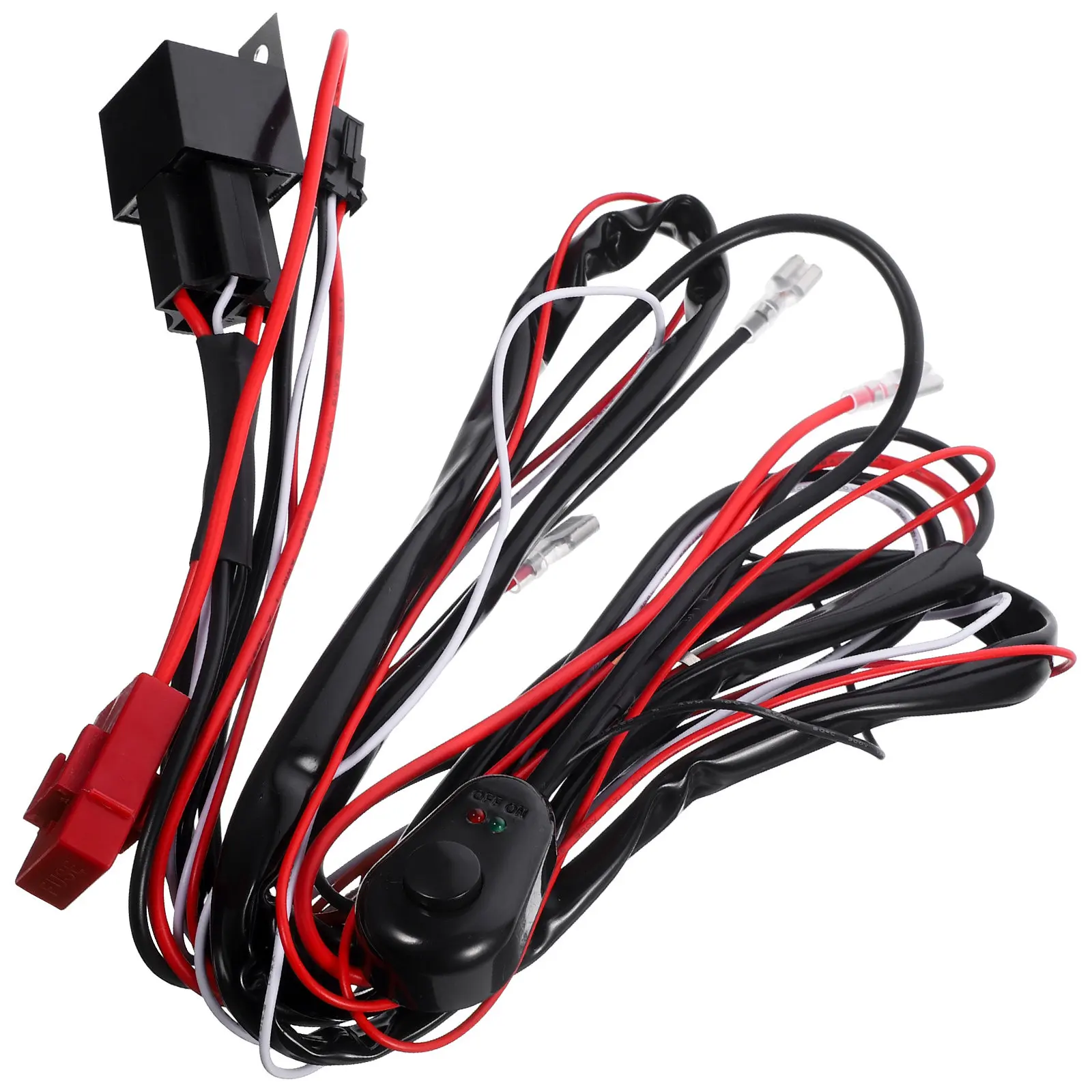 

40A Power For Led Led Universal Fitment Wire For Wire Light Wiring Harness Kit Bar Wiring Harness Light Bar