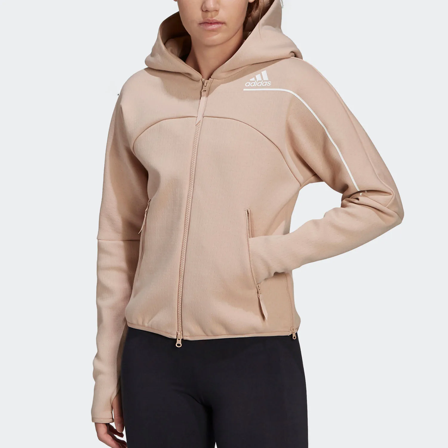 

Оригинальная женская спортивная куртка с капюшоном Adidas W ZNE Hd GN6739