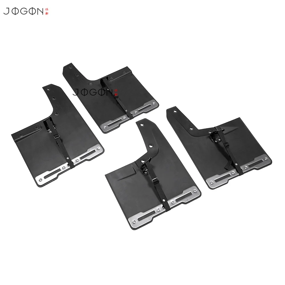 4 قطعة ABS البلاستيك الجانب واقيات الطين غطاء الديكور الواقي لفورد رينجر 2024 2025 حتى الملحقات الخارجية مجموعات الجسم