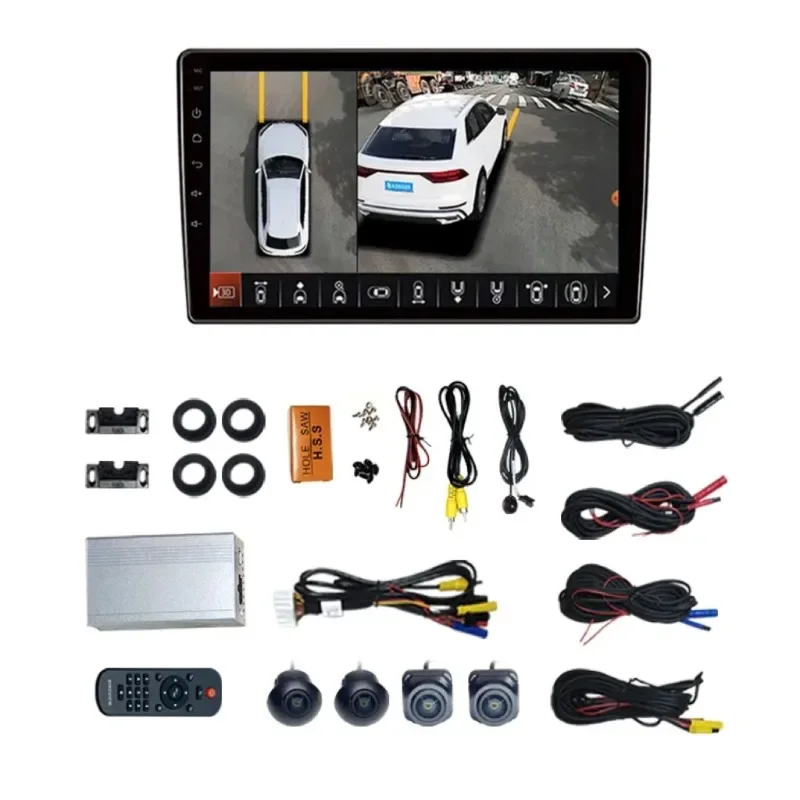 Factory Customization Car Camera 360 Degree Panoramic Car Camera 3D Panoramic Image HD 1080P Recorder Reversing Camera