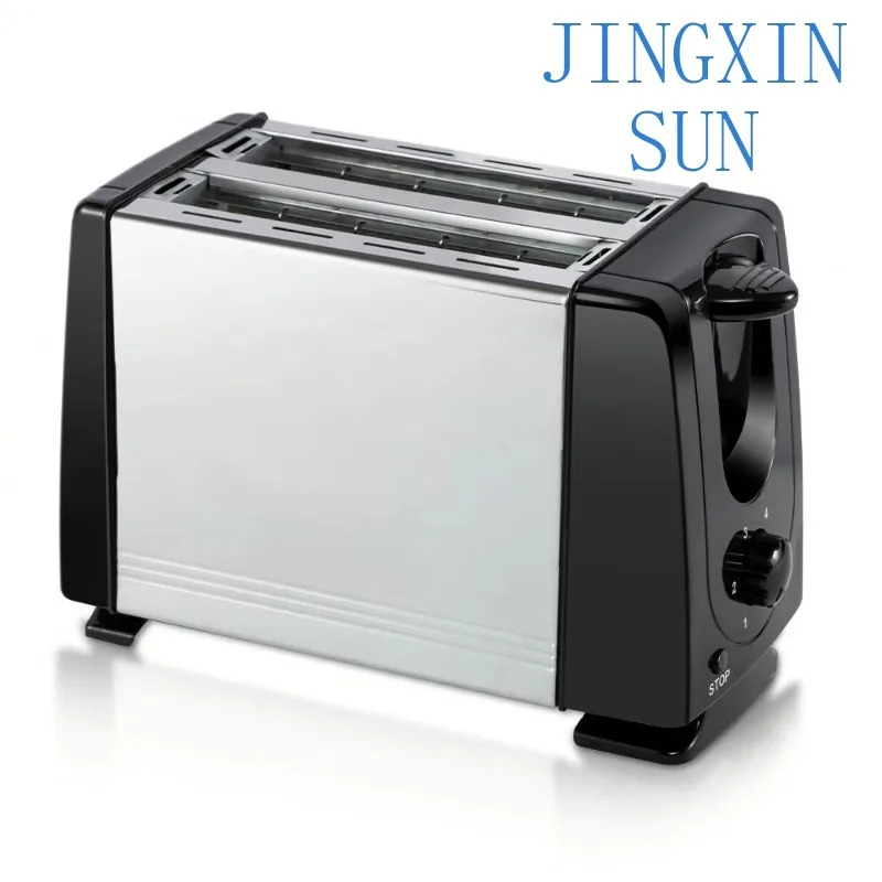 Wholesale New 650 Watt Stainless Steel Automatic Close Double Sided Baking Electric 2 Piece Toaster USA