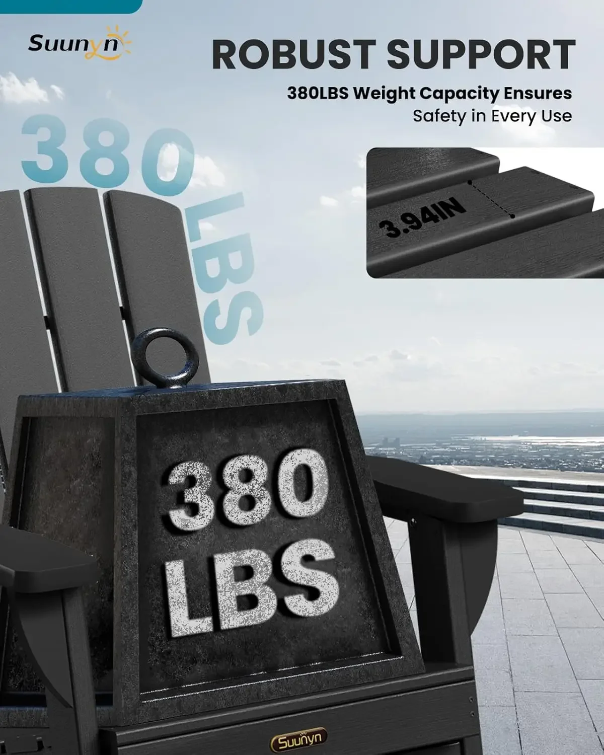 [شحن مجاني، صفقة ساخنة! ] كراسي آديرونداك القابلة للطي 4 عبوات، كراسي حفرة النار HDPE لجميع الأحوال الجوية، كراسي آديرونداك البلاستيكية مع كوبين