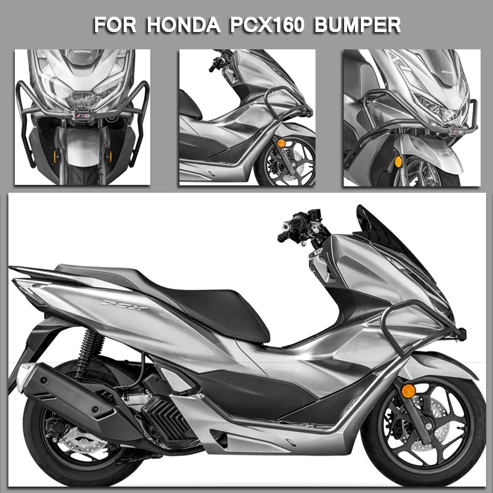 

for honda pcx160 2021 motorcycle Bumper Special carbon steel guard bar full surround protection bar body fall protection frame