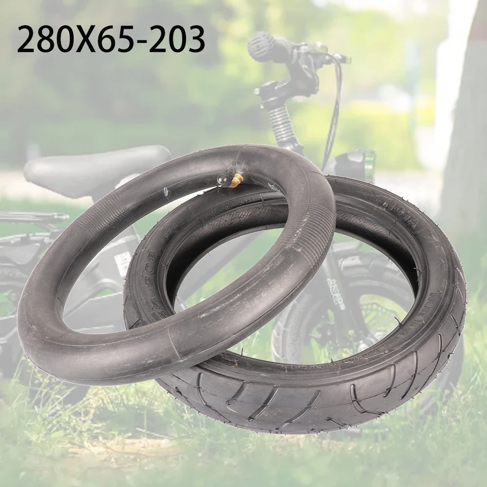 

Stroller Tire 12x1.75/1.95 280X65‑203 Baby Stroller Inner and Outer Tires Rubber Tyre and Tube for Minni Bike Electric Scooter