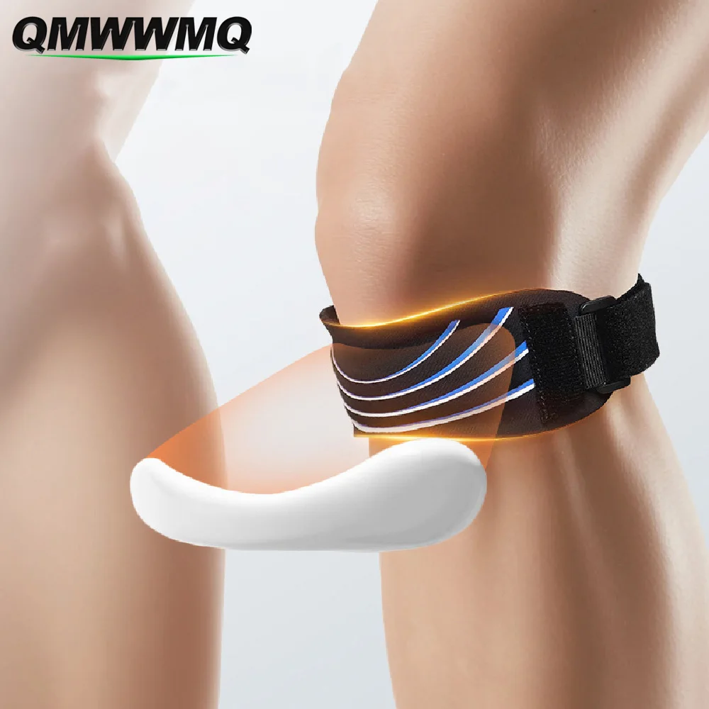1 Pack Adjustable Patella Knee Support Brace Strap for Men and Women,Patellar Tendonitis Relief, Ideal for Running,Tennis,Hiking