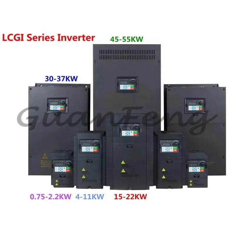 AC Motor Drive Frequency Inverter Three Phase 380V 5.5KW VFD Vector Control Inverter