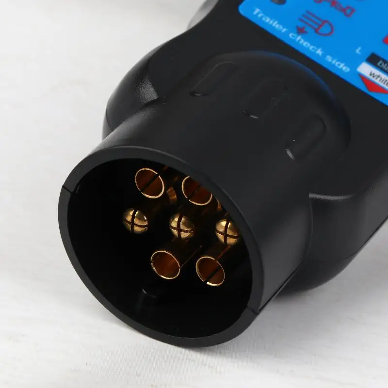 

{MX} 12 В 7-контактный автомобильный буксирный фонарь, диагностический инструмент, проверка проводки, тестовая вилка, розетка, грузовик, прицеп, караван, аксессуары