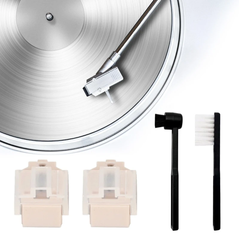 ATN3600L Needle for AT-LP60 Turntable Durability Plastic Needle for Record Players Delivers Clear Sound