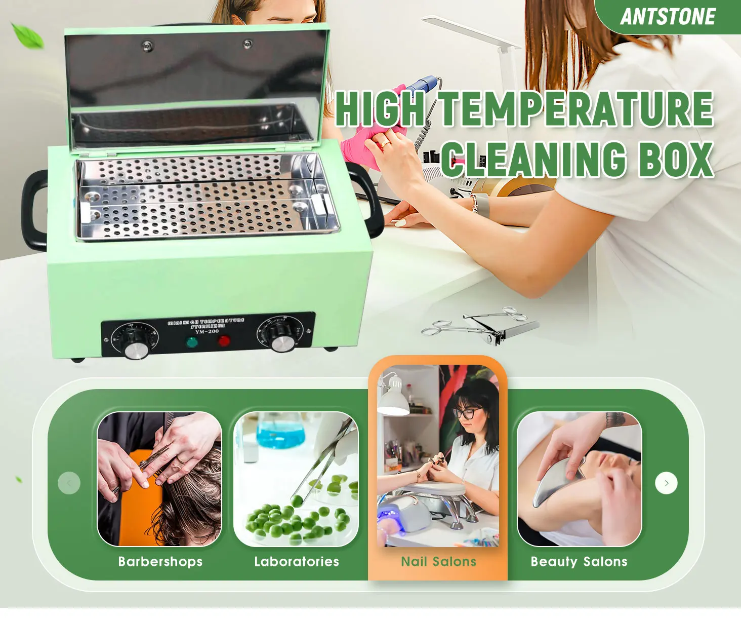 Esterilizador de alta temperatura para salão de beleza, cabeleireiro, manicure, tatuagem, unha ferramenta desinfecção gabinete, aquecedor de toalha esterilização