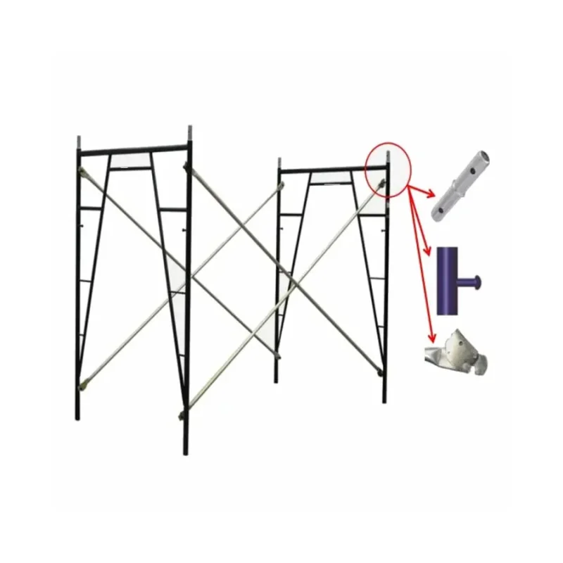 High Quality Simple To Mounting Ladder Scaffolding For Construction
