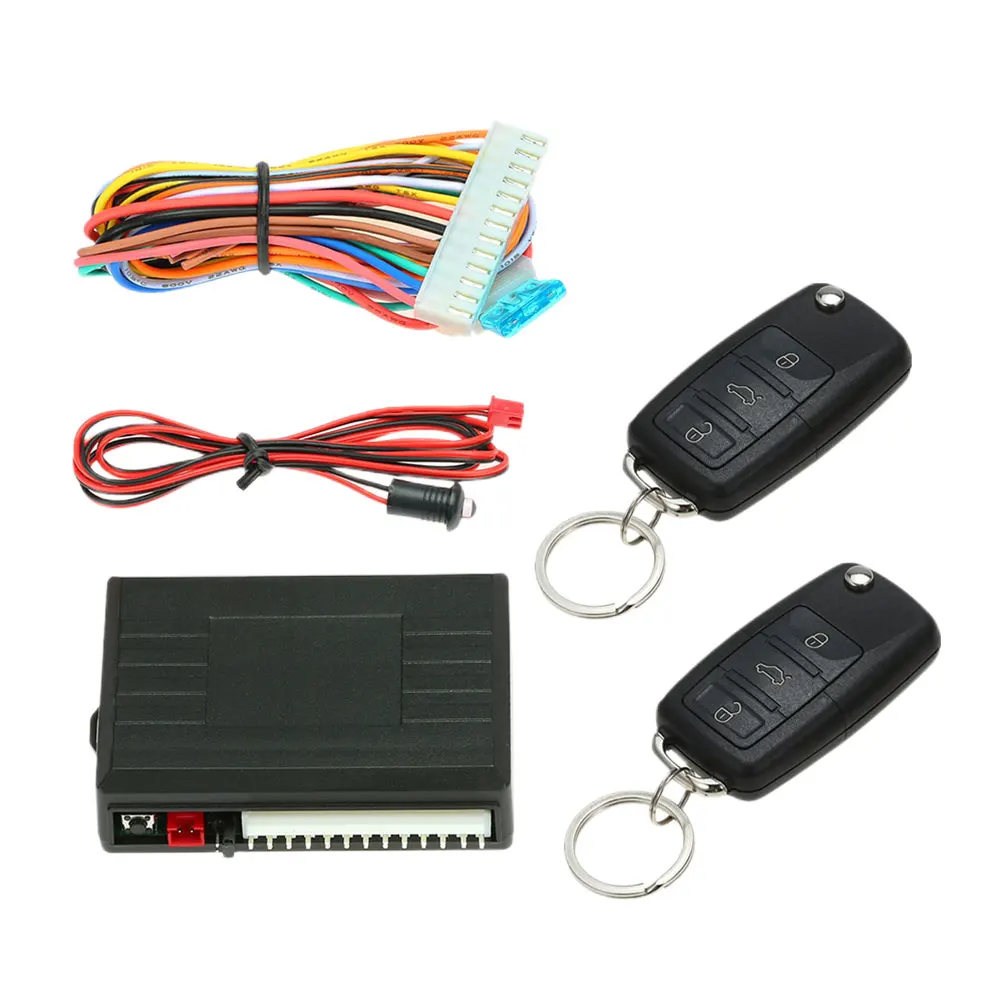 

Keyless Entry System 433.92MHz Remote Central Locking Kit DIY Universal Keyless Lock System Car Security System Car Alarm System