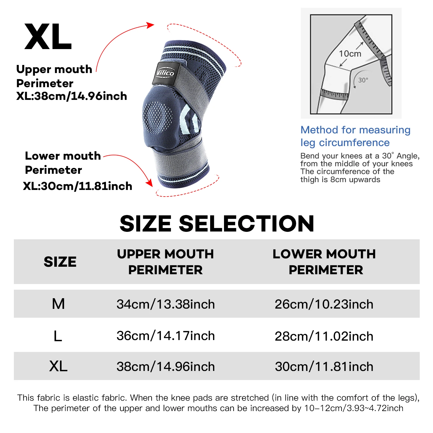 1PCS Knee Brace Support Straps Knee Compression Sleeves for Men & Women Meniscus Tear Arthritis Sports Joint Pain Relief