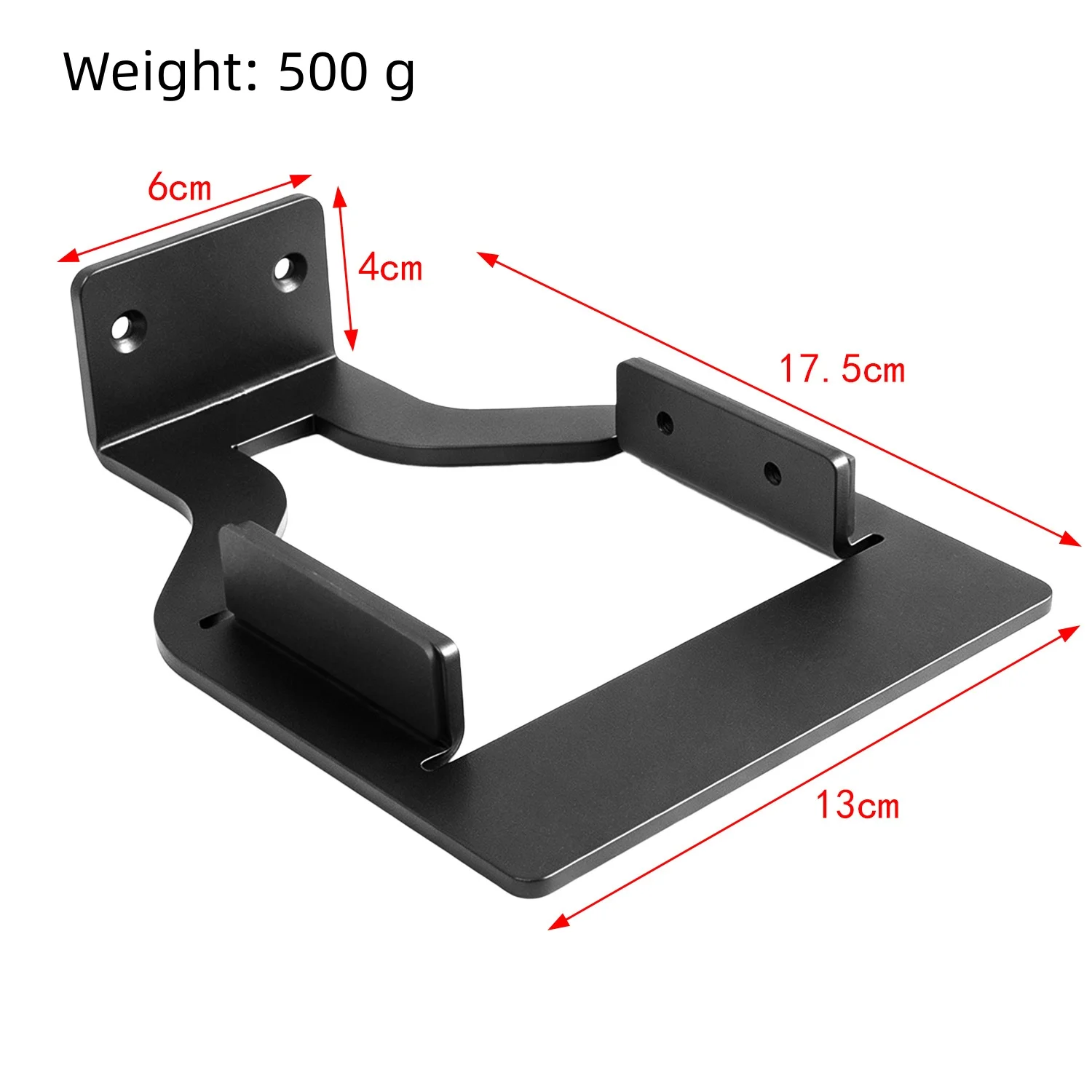 Wall Mount Bracket for Samsung LS50, Speaker Mounting Stand Aluminum Metal Base Space-Saving Display Holder Audio Hanger Support