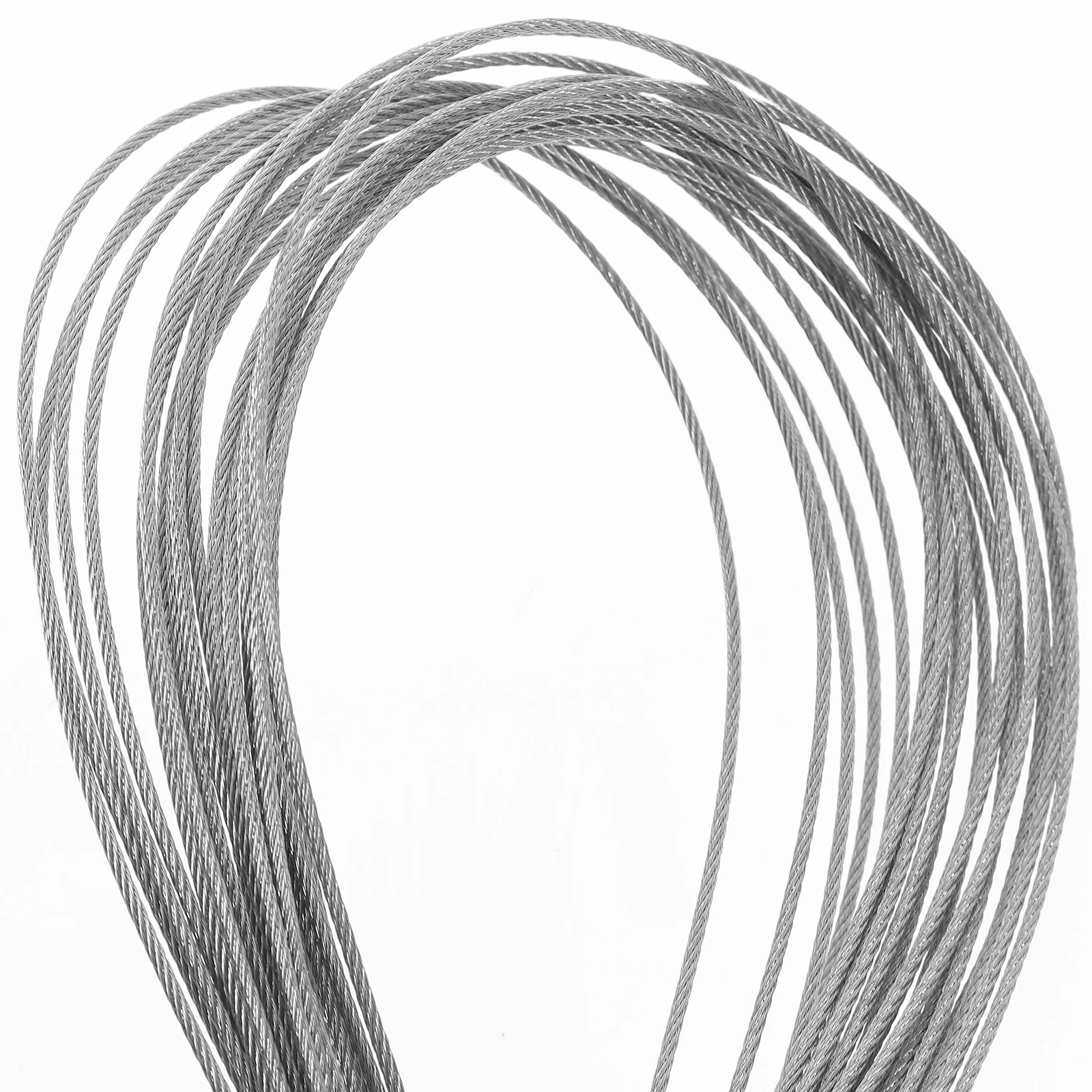 20 Pcs Stainless Steel Cable Rope Strong Picture Hanging Marine Hardwares Tether Outdoor Sign Wire Safety Security Bear