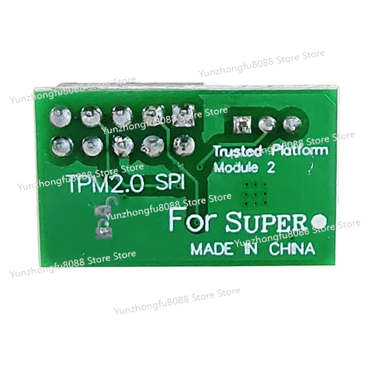 A51I 1 قطعة 10 Pin SPI TPM 2.0 منصة موثوقة لـ AOM-TPM-9670H