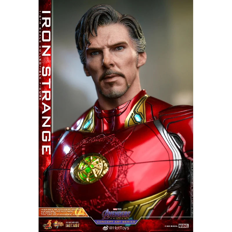 Stok tersedia Hottoys Hobby Iron Strange 1/6 Anime mainan Action Figure hadiah Model koleksi hobi