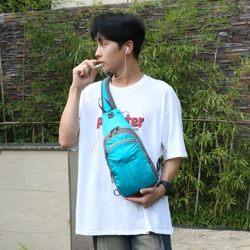 크로스보더 하이킹 데이팩 등산 가방 스포츠 체스트 백 슬랜트 백 숄더 백 아웃도어 웨이스트 백 나일론 소재 가을 시즌