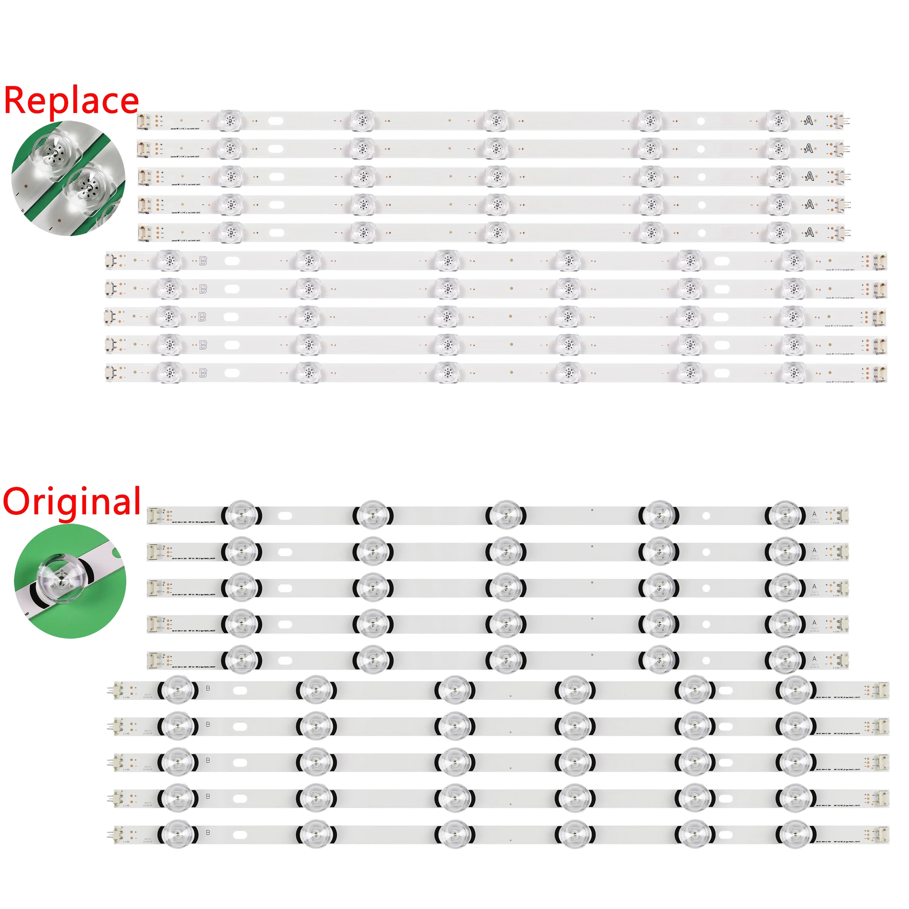 LED Strip for Innotek DRT 3.0 55 55LB585V 55LB6000 55LB620V 55LB626V 55LB628V 55LB630V 55LB580U-ZB 55LB650V AGF78401601
