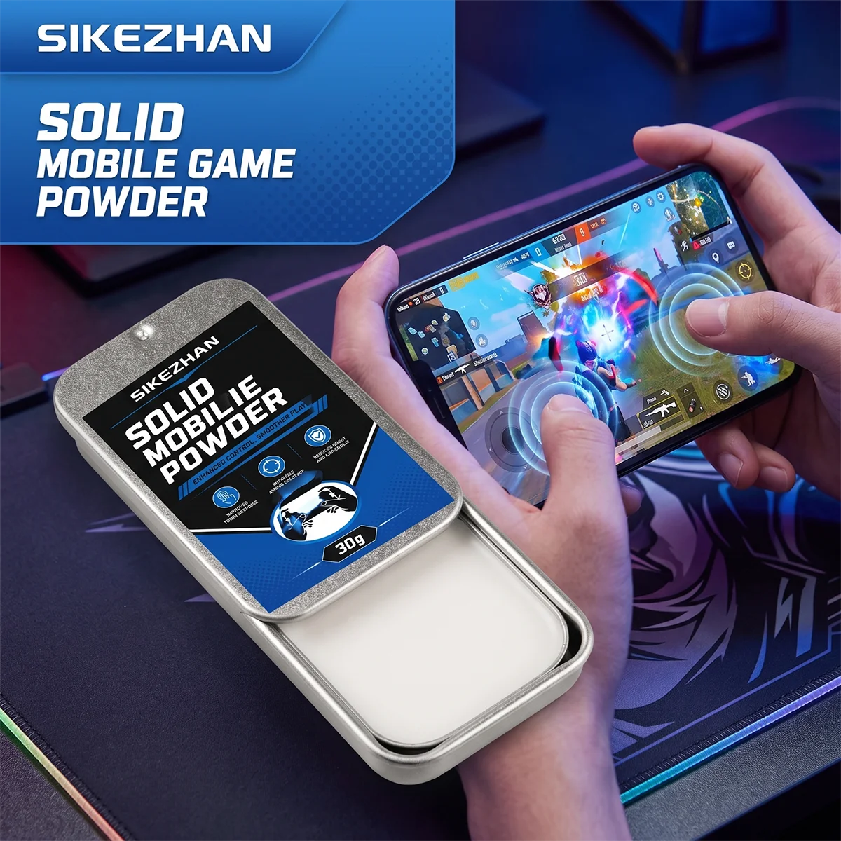 Gaming Controller Phone - SIKEZHAN Hydrophobic Gaming Finger Coating, Anti-Sweat