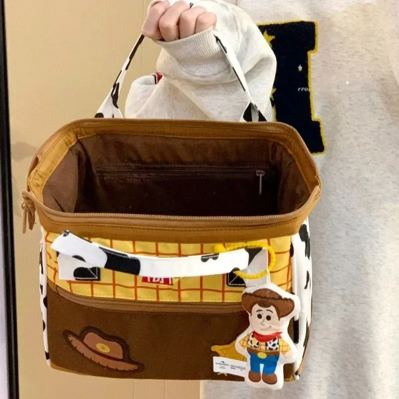 Nuovo arrivato Disney Cartoon Toy Story Woody Cosplay Bag Shopping all\'aperto grande capacità Buzz Lightyear Handbag Cartoon Bag Gifts