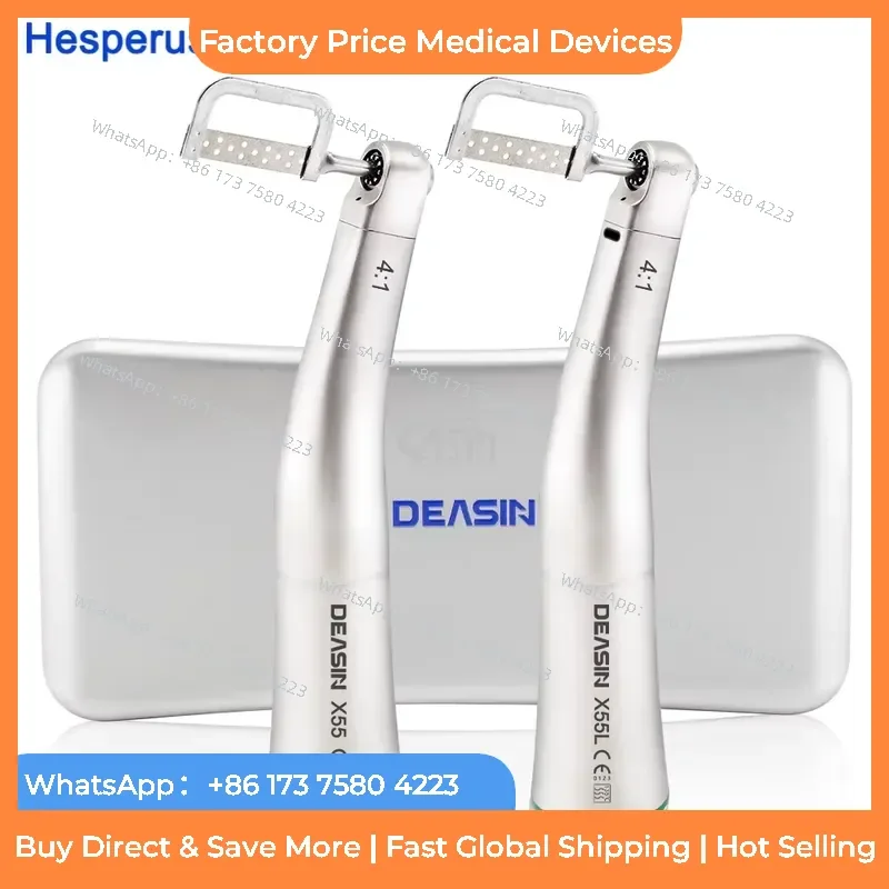 2026 X55/X55L Optic/ Non-Optic Orthodontic 4:1 Contra Angle Handpiece for Reciprocating Interproximal fastshipping