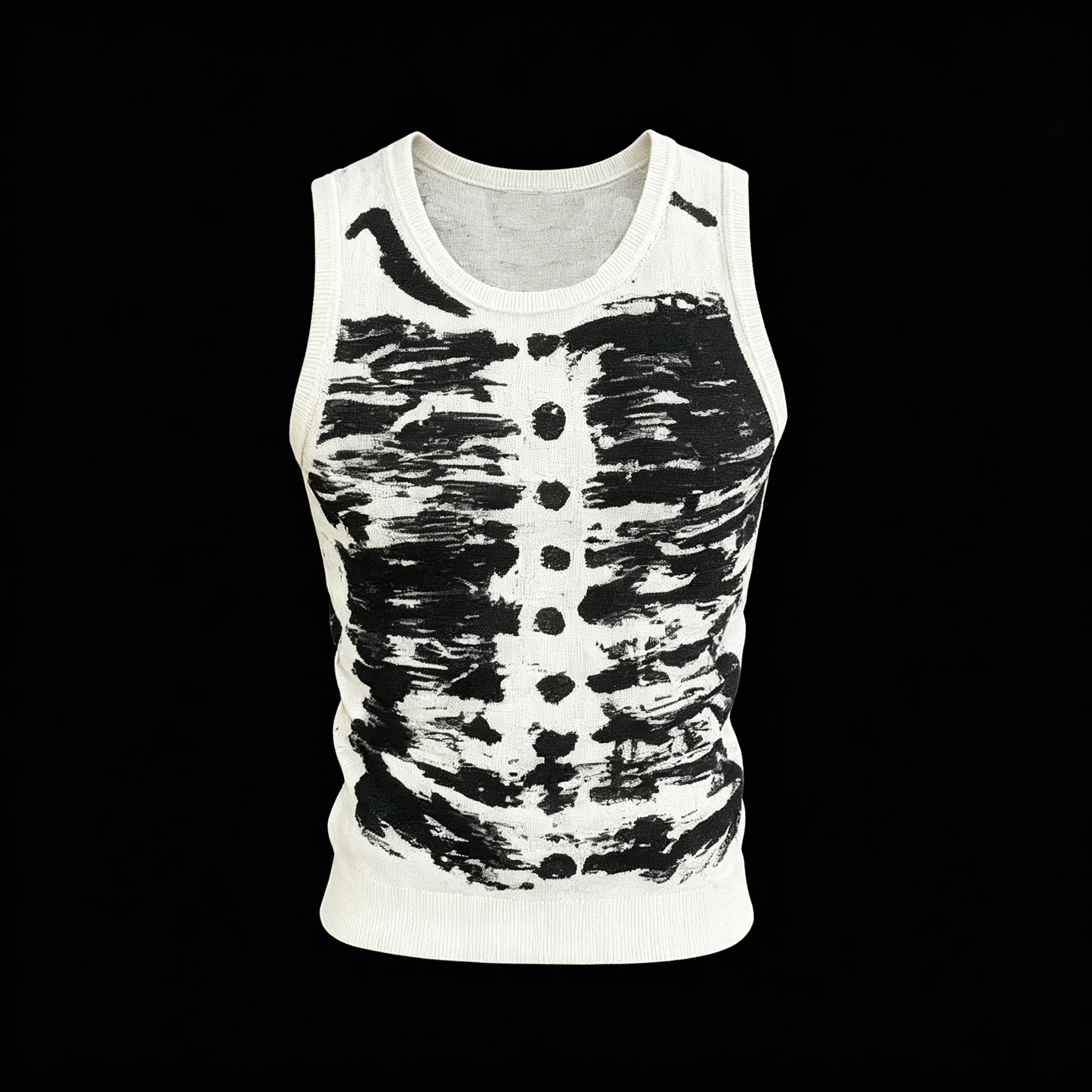 Camiseta sin mangas de verano, personalizada, ajustada, a la moda, original, con estampado urbano, informal, versátil, de alta calidad.