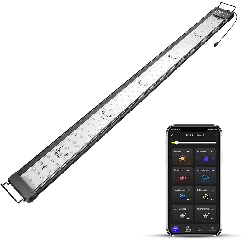 18w 25w 35w 40w 50w 60w Multi-Color Full Spectrum Extensible Aquarium Lighting Aquatic Plant LED Light