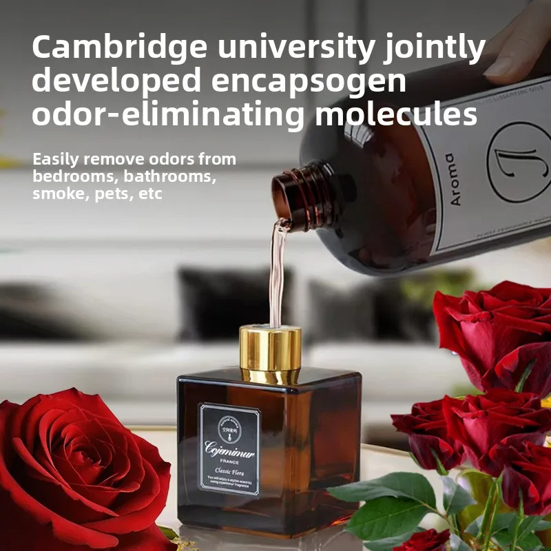 

500ml Essential Oil Refill for Home Hotel Natural Plant-Based Aromatherapy 180-day Fragrance No Flame Diffuser Air Freshener