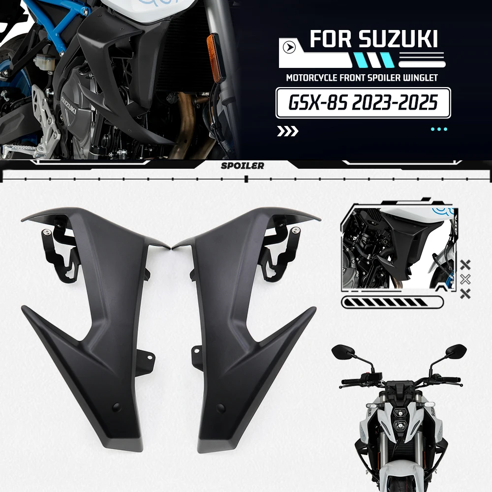 

For SUZUKI GSX-8S GSX 8S GSX8S 2023-2025 2024 Motorcycle Front Downforce Spoiler Winglet Frontal Sport Naked Aerodynamic Wing