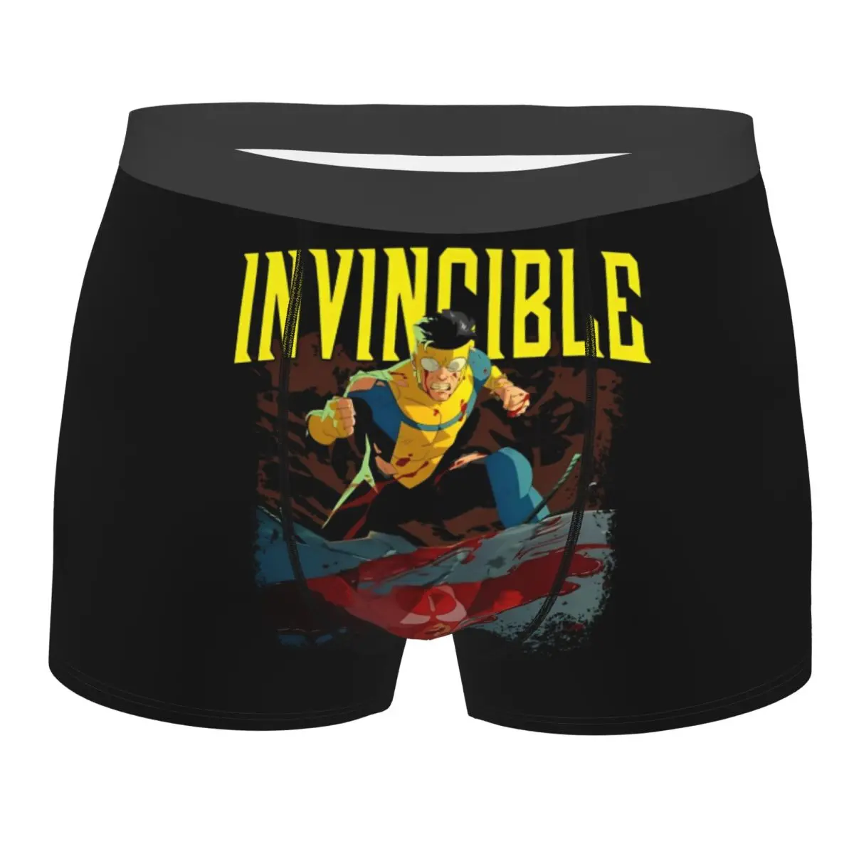 

Boxer Invincible Mark Grayson Superhero Shorts Panties Briefs Men's Underwear Anime Cartoon Mid Waist Underpants for Male S-XXL