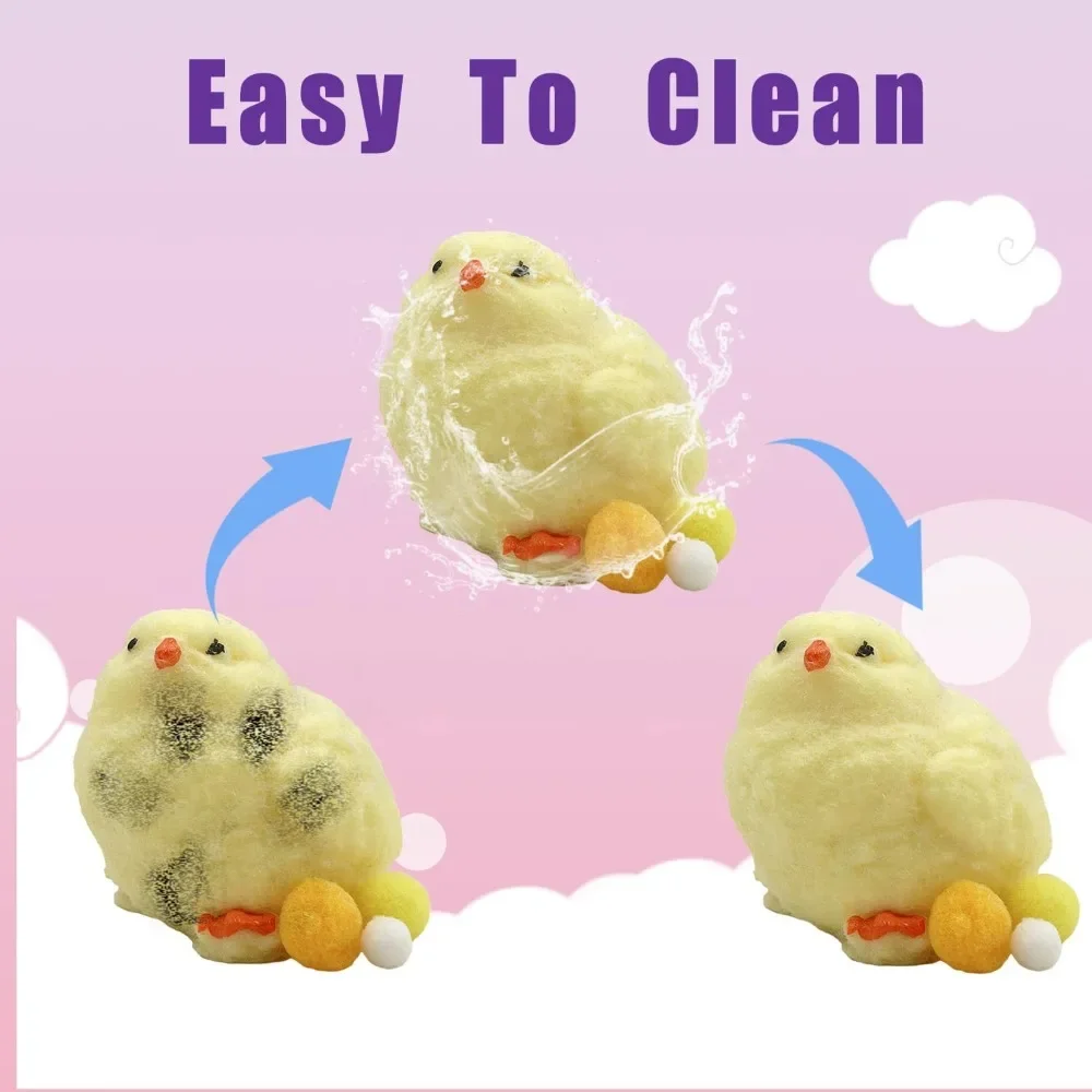 Quetschspielzeug Zappelspielzeug Stressabbau-Spielzeug Squishy Toy Katzenklaue Küken Katze Stressabbau-Spielzeug Simulation Plüschtiere