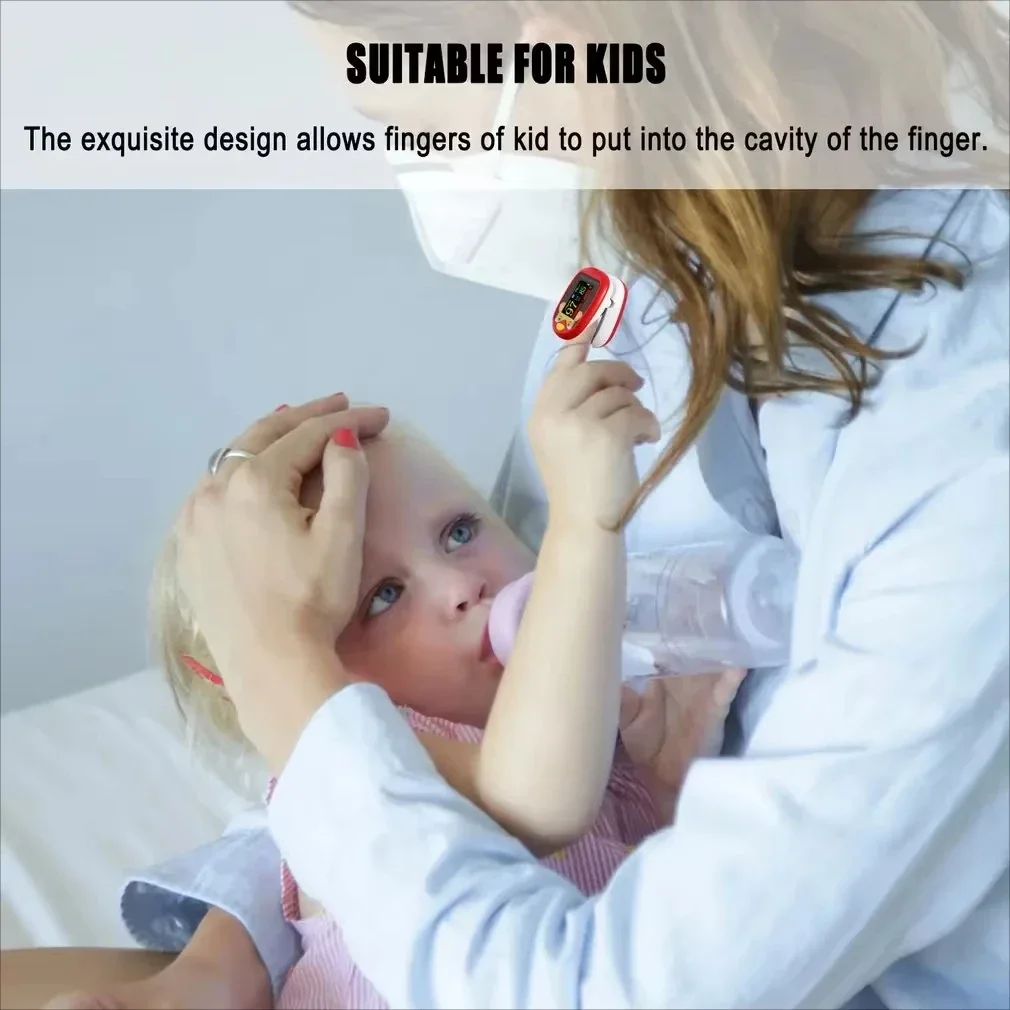 USB Oximeter Finger Medical Infrared Forehead Thermometer Digital Non-contact Laser Household LCD Baby Adult Fever Infant gallery 5