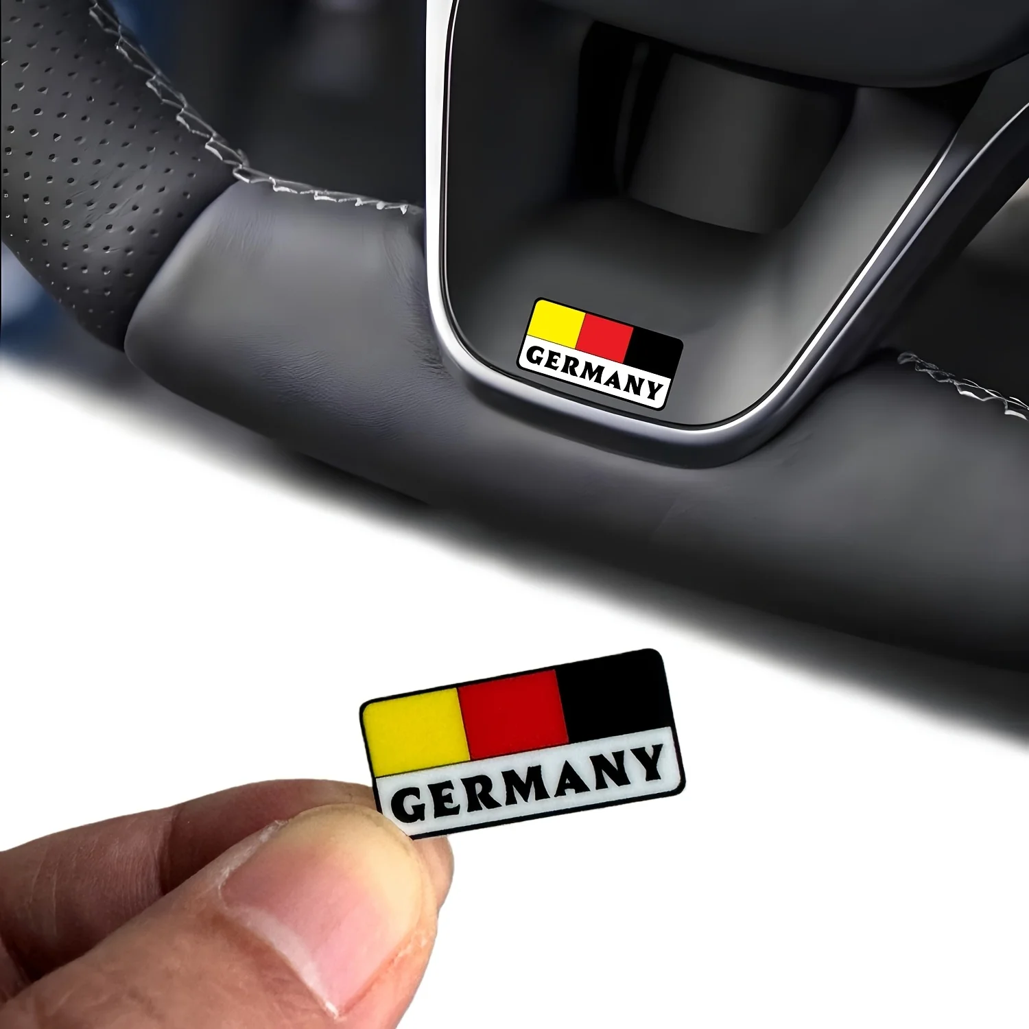 AliExpress NONE 4PCS/SET Germany Flag Letter Waterproof Vinyl Sticker For Car Motorcycle Helmet Laptop Decor, Assorted Sizes