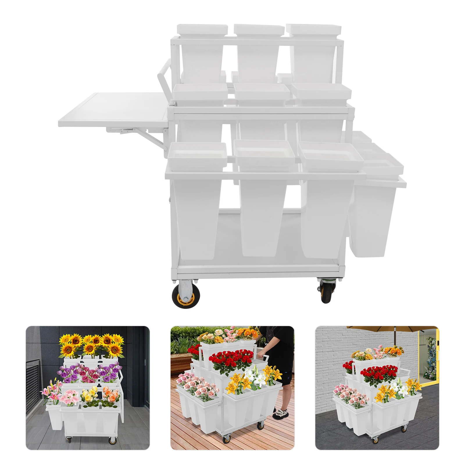 

Стильная и простая в использовании подставка для цветов — минималистичный современный дизайн улучшает эстетика в помещении и на открытом воздухе, гладкая поверхность