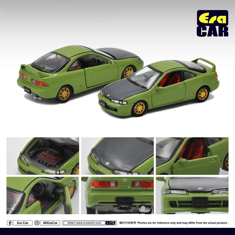 Era Car 1:64 Intergra Type-R DC2 Camoufage Green Diecast Model Car