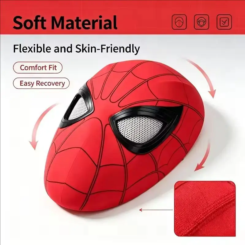 New Mask Headgear Cosplay Moving Eyes Mask 1:1 Creative Cosplay Head Cover Real Person Wear Halloween Party Costume Prop Gift view 3