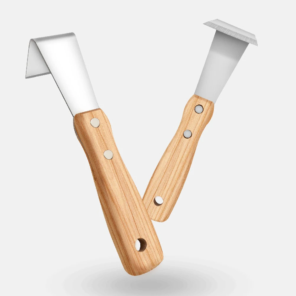 

Fruit Tree Scraper Draw Knife Debarking Tool Stainless Steel Garden Bark Removal Hand Tool Versatile Manual Operation Wooden