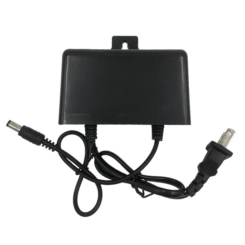 Adaptador de fuente de alimentación para cámara CCTV, cargador impermeable para exteriores, enchufe de la UE y EE. UU., CA/CC 12V 2A 2000ma