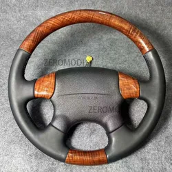 Steering Wheel Wooden For VW Volkswagen Golf Mk3 Jetta Mk3 Passat B4 Polo