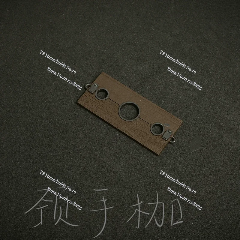 1/12 Medieval Neck Handcuffs Prison Scene Ornament Model 3.4cm Cook Chopper 2.2cm Pistol Toys Accessory For 6