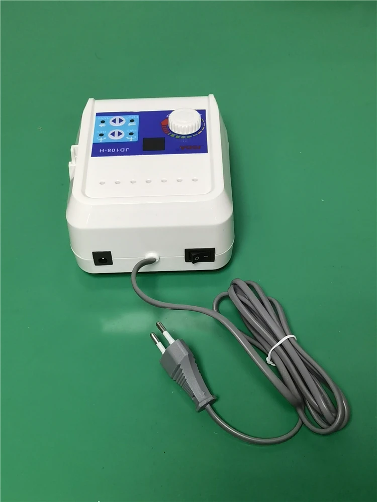 

Электрический аппарат для маникюра и педикюра JD-108H 65W JSDA 35000 об/мин, экономичный фрезер для ногтей, ручной маникюрный фрезерный станок