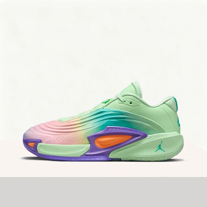 

Nike Jordan Luka 3 Stylish, Comfortable, and Unique Low-Top Basketball Shoes for Men in Teal, Purple, and Pink HQ5048-300