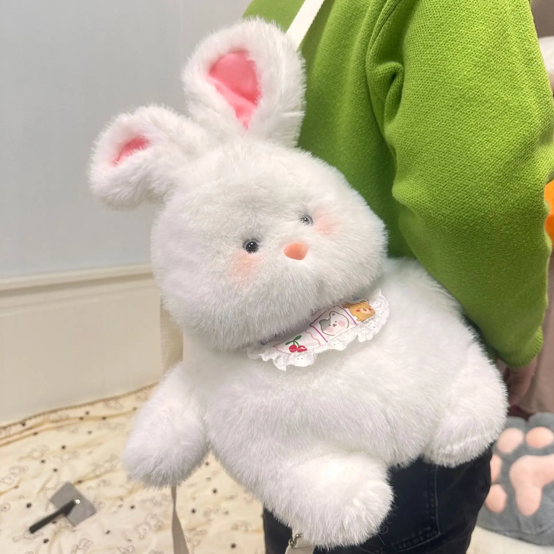 Nuovo cartone animato carino bambola zaino per il tempo libero all'aperto Versatile borsa da viaggio ragazza cuore peluche Baggirl regalo regalo di compleanno