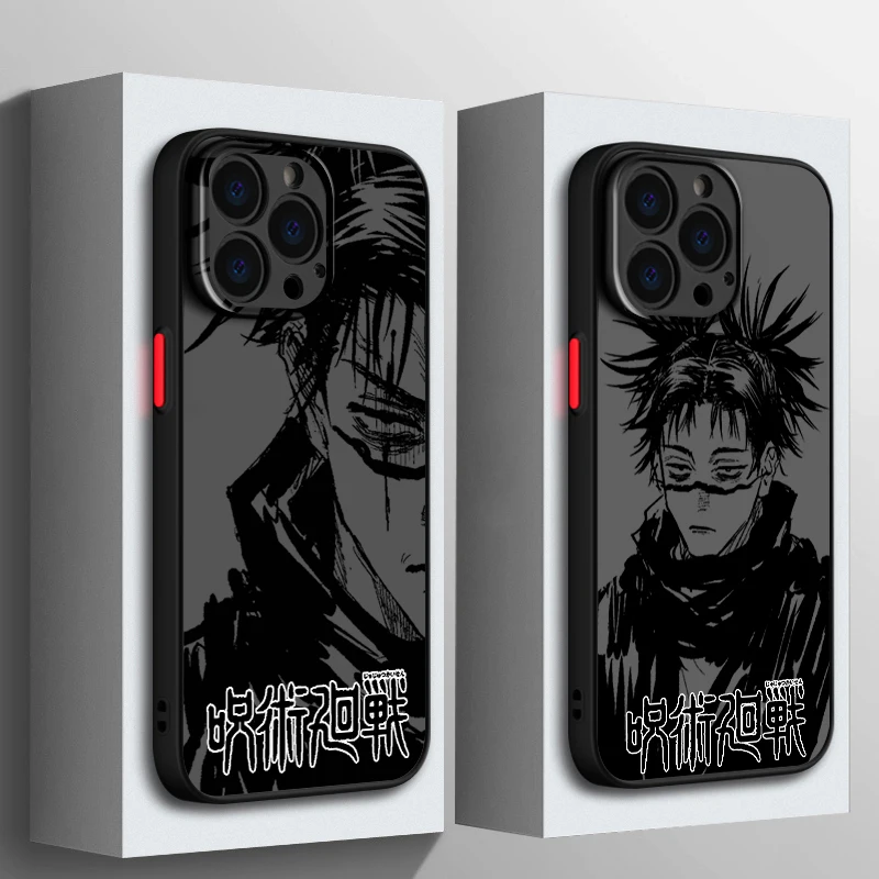 Jujutsu Kaisen Choso Anime For Apple iPhone 16 15 14 13 12 11 X XR Mini Plus Pro Max Matte Frosted Translucent Phone Case