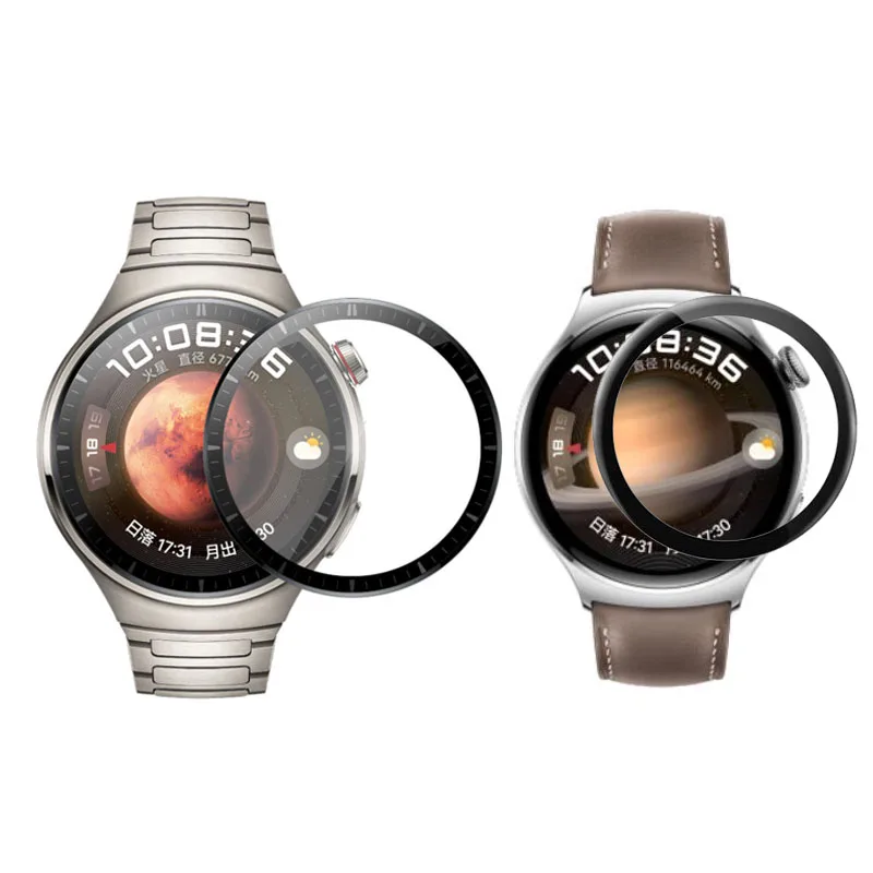 3D gebogene weiche Kante klare Schutz folie Smartwatch-Abdeckung für Huawei Uhr 4/3 Pro Displays chutz folie 4pro 3pro Smart Zubehör